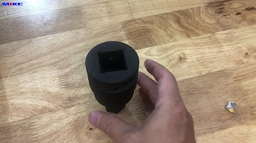 Đầu lục giác âm 1 inch, impact socket ELORA Germany.