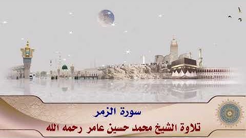 سورة  الزمر || الشيخ محمد حسين عامر رحمه الله