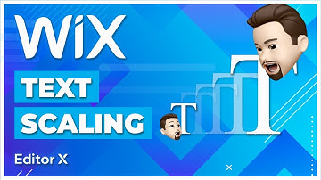 Wix Editor X Tutorial: How to Use Text Scaling