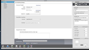 How To Publish A Website In EasyWeb