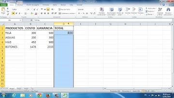 Cómo aplicar fórmulas a columnas en Excel
