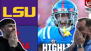 LSU Tigers vs. Ole Miss Rebels | Full Game Highlights! British Father and Son React!