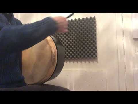 Mozambique rhythm on Bodhran - Karl Nesbitt