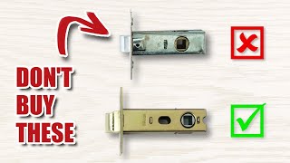 Door latches and handles - screw problems?