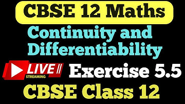 Class 12 Maths Chapter 5 | Q7 to Q15 Continuity and Differentiability Exercise 5.5   @studypointpro