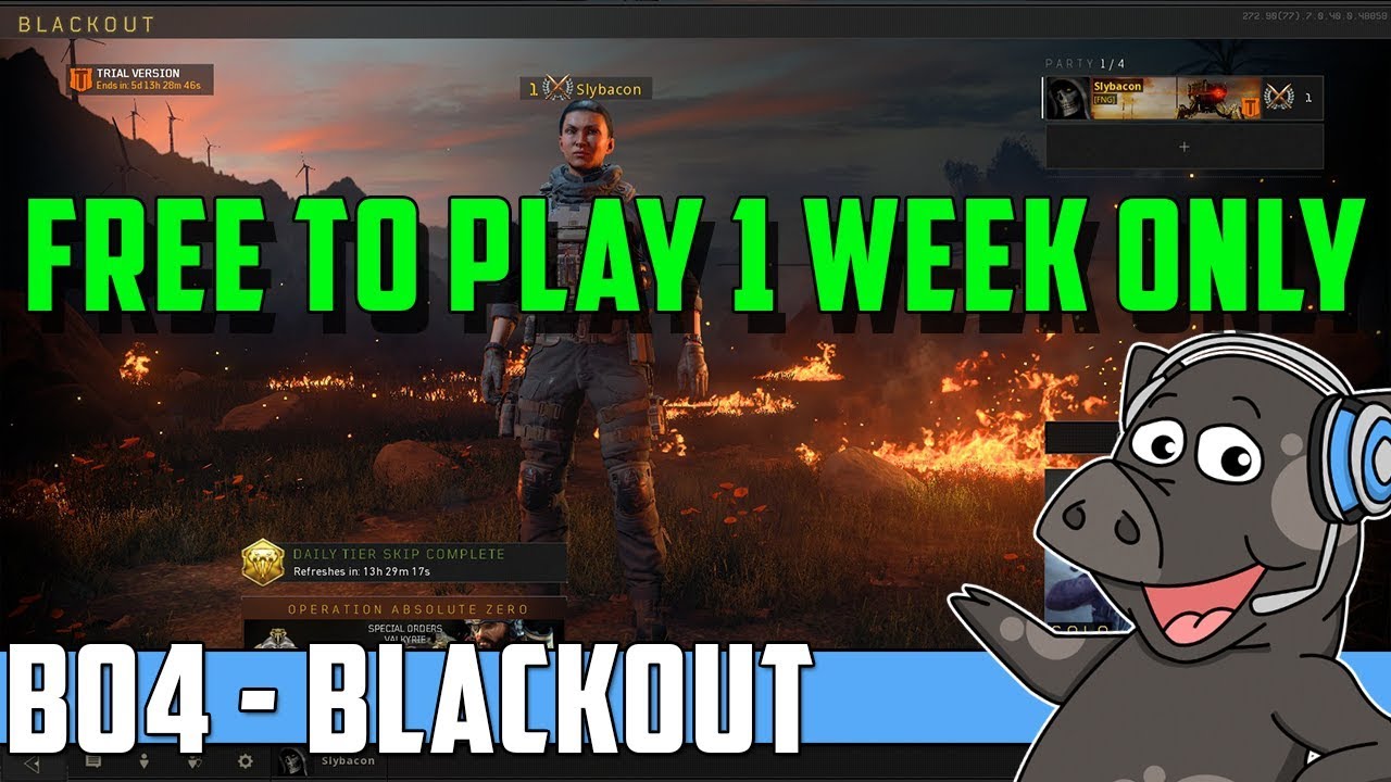 Blackout Free To Play Trial Until January 24th My First Ever Game 