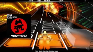 Feint, Snake Eyes(feat CoMa) | Gold on Ninja Mono Ironmode & Steep | Audiosurf