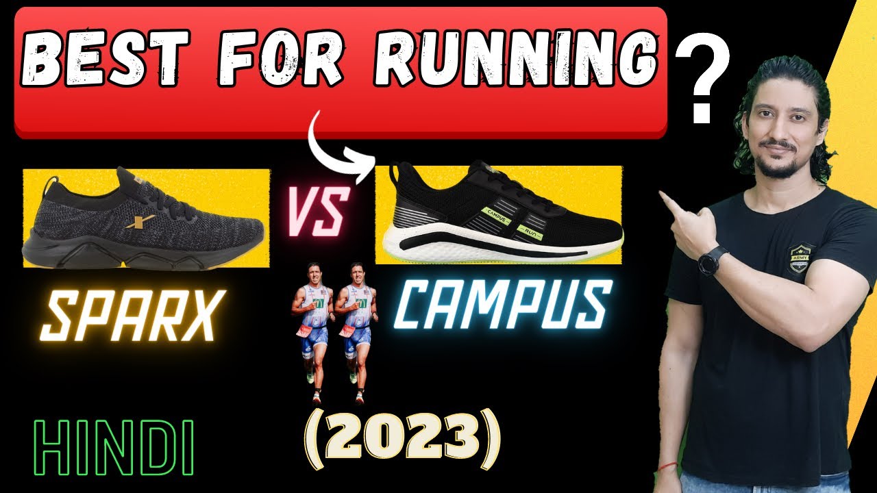 Budget Running Shoes Comparison | Rs 1000 | Sparx vs Campus | Hindi