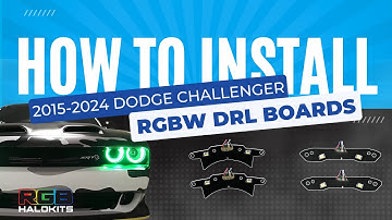 Ultimate Guide: Installing RGBW DRL Boards on 2015+ Dodge Challenger | Step-by-Step Tutorial