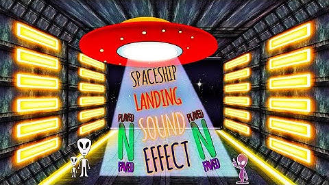 Spaceship Landing Sound Effect / Sound Of Spaceship Taking Off / Ufo Alien Spaceship Sci Fi Sounds