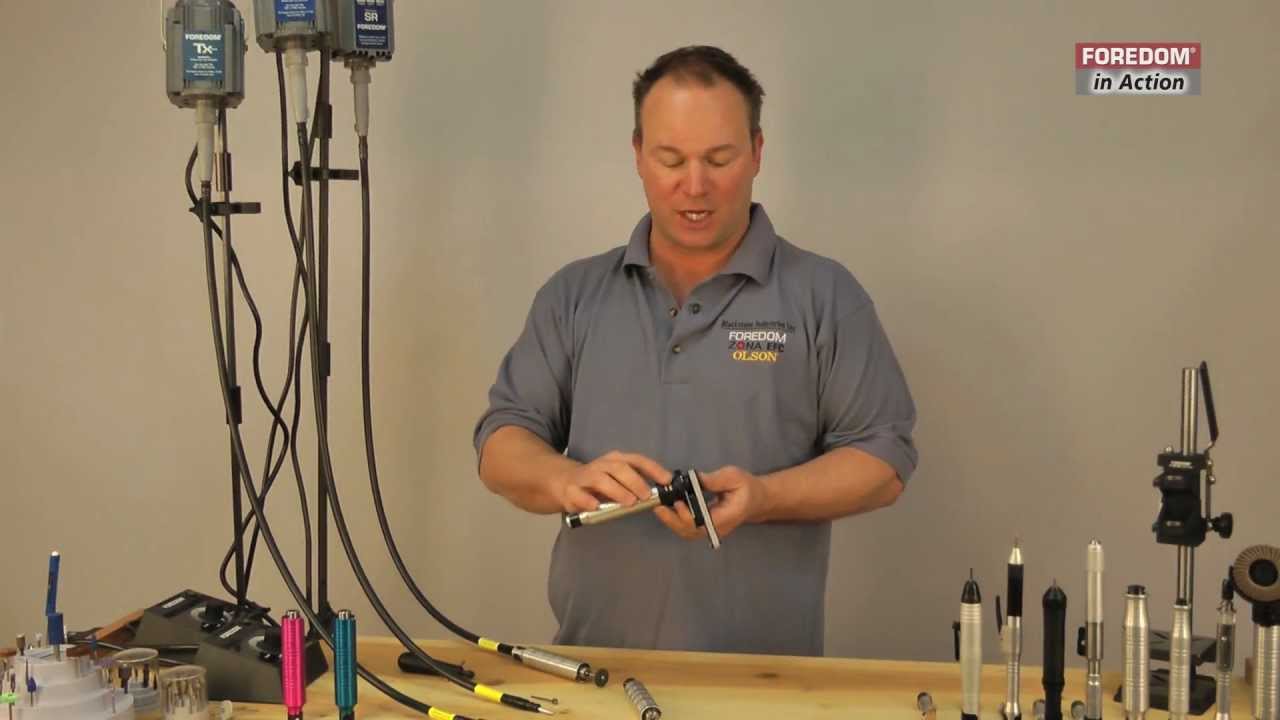 Demonstration on a Foredom Flexshaft Tool - Foredom Flexible Shaft for  Carving - TreelineUSA.com 