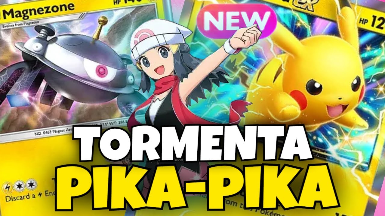 PEGA Super RAPIDO Con Este MAZO De Pikachu EX! - Pokemon Pocket - YouTube