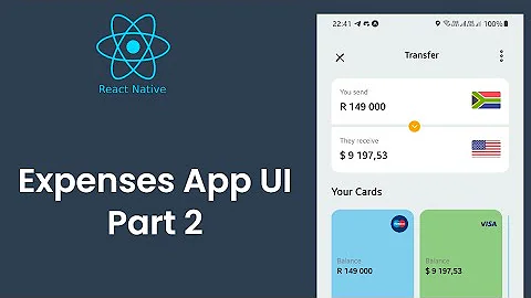 React Native UI - Expenses App | Part 2