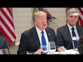 President Trump has Dinner with European Business Leaders