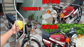 New Custom Handle Bar For My Bike Yamaha Rx100Unboxing And Fitting.