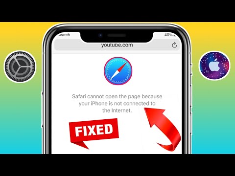 Как исправить Safari не может открыть страницу, потому что ваш iPhone не подключен к Интернету