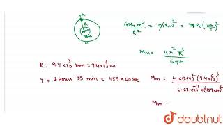The Planet Mars Has Two Moons. Phobos And Delmos I Phobos Has Period 7 Hours, 39 Minutes And A...