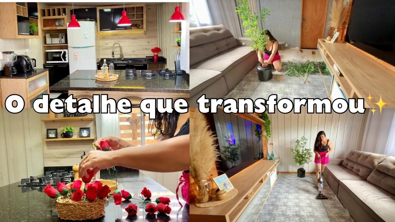 Rotina real em casa / organização e mudanças na decoração!