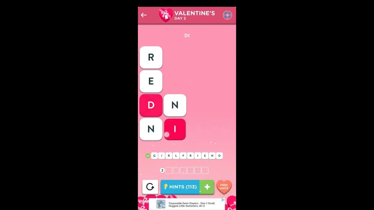 Wordbrain 2 Valentines Event DAY 2 Answers [January 30 2023] YouTube