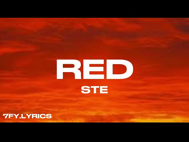 STE - RED (Testo/Lyrics)🇮🇹 class=