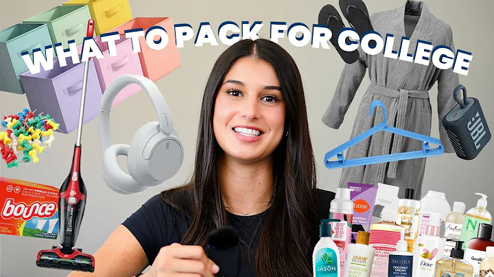 ULTIMATE COLLEGE PACKING LIST 📦 Everything you need for your Freshman year dorm move in