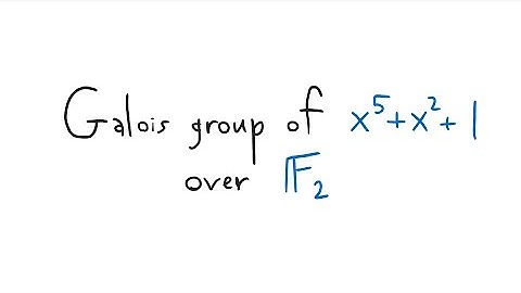 Galois group of x^5+x^2+1 over F_2