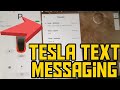 Tesla text messaging   update 201940501