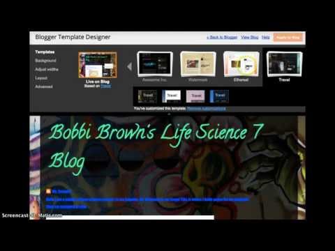 Video: How To Change The Background Of Your Blog