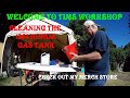 1964 Honda 90 CT200 Gas Tank Cleaning