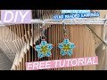 #DIY HOW TO MAKE BEADED STAR #EARRING STAR /PEYOTE STITCH FREE #TUTORIAL /EASY TO FOLLOW#BEADWORK