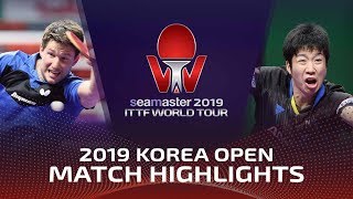 Kristian Karlsson vs Jun Mizutani | 2019 ITTF Korea Open Highlights (R32)