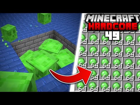 I Built a SLIME FARM in Minecraft Hardcore... (#49)