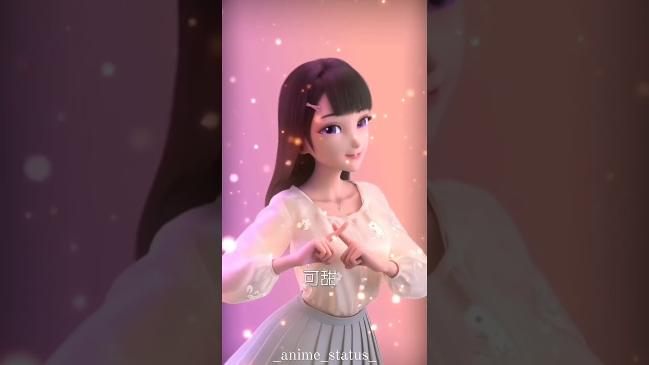 Dum Dee Dumb - Cute Anime girl Leer short status video | cartoon status | 