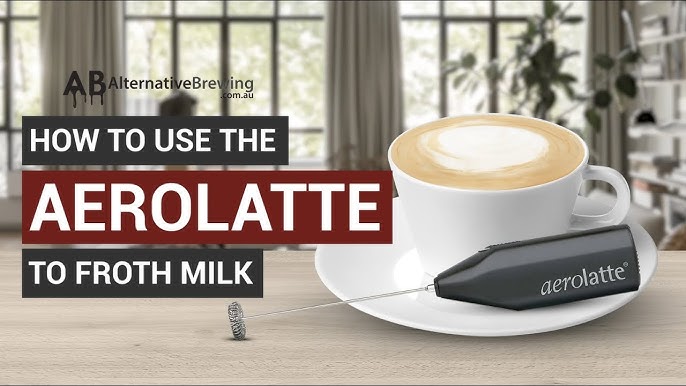 original steam-free milk frother - Aerolatte - original steam free milk  frother