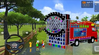 Big Loading Dj Truck Game | loading dj truck game bus Simulator Indonesia ! Hindi trance Mix Song 