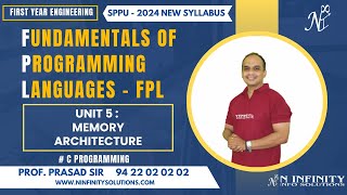 SPPU's FE - FPL | Session 86 | Unit 5 | Function |  Memory Architecture | C Programming | Prasad Sir