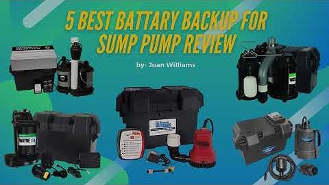5 Best Battery Back up for Sump Pump Review 2020