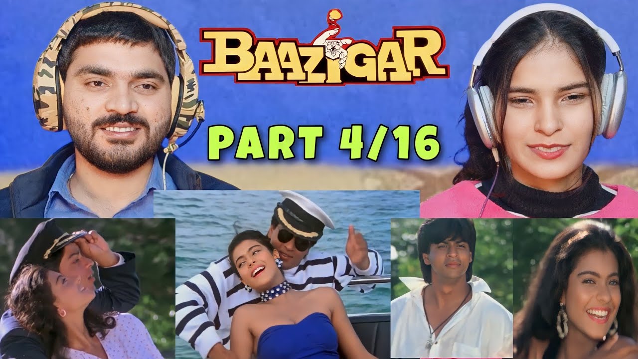 Baazigar Baazigar O Baazigar  ShahRukh Khan Kajol Shilpa ShettyPakistani Reaction PART 416