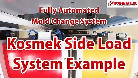 【KOSMEK】 Special Demo | Fully Automated Side Load Mold Change System Example