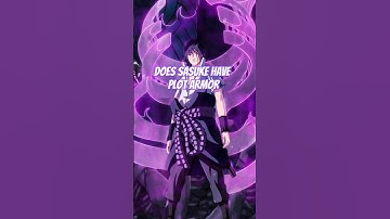 Does Sasuke have plot armor #narutoshippuden #narutofans #naruto #Uchiha #uchihaclan