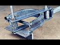 BENDING TRICKS FOR ROUND PIPE!! MAKE A METAL BENDER!!