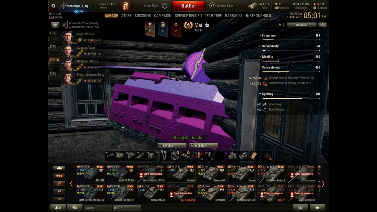 World of Tanks - ZoeBallz - Hangman Mod when you die inside a building