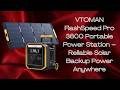 Powerful Solar Generator For Camping Life | VTOMAN FlashSpeed Pro 3600 Review