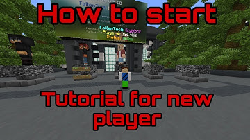 How to start on fallentech skyblock - Tutorial for new player [out dated]