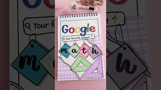 Google-themed notebook front page #nhuandaocalligraphy #frontpage