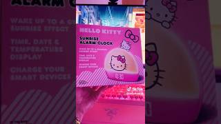 2024 Sanrio Hello Kitty Pink Sunrise Alarm Clcock Time Date Temp Charger 6 Color!