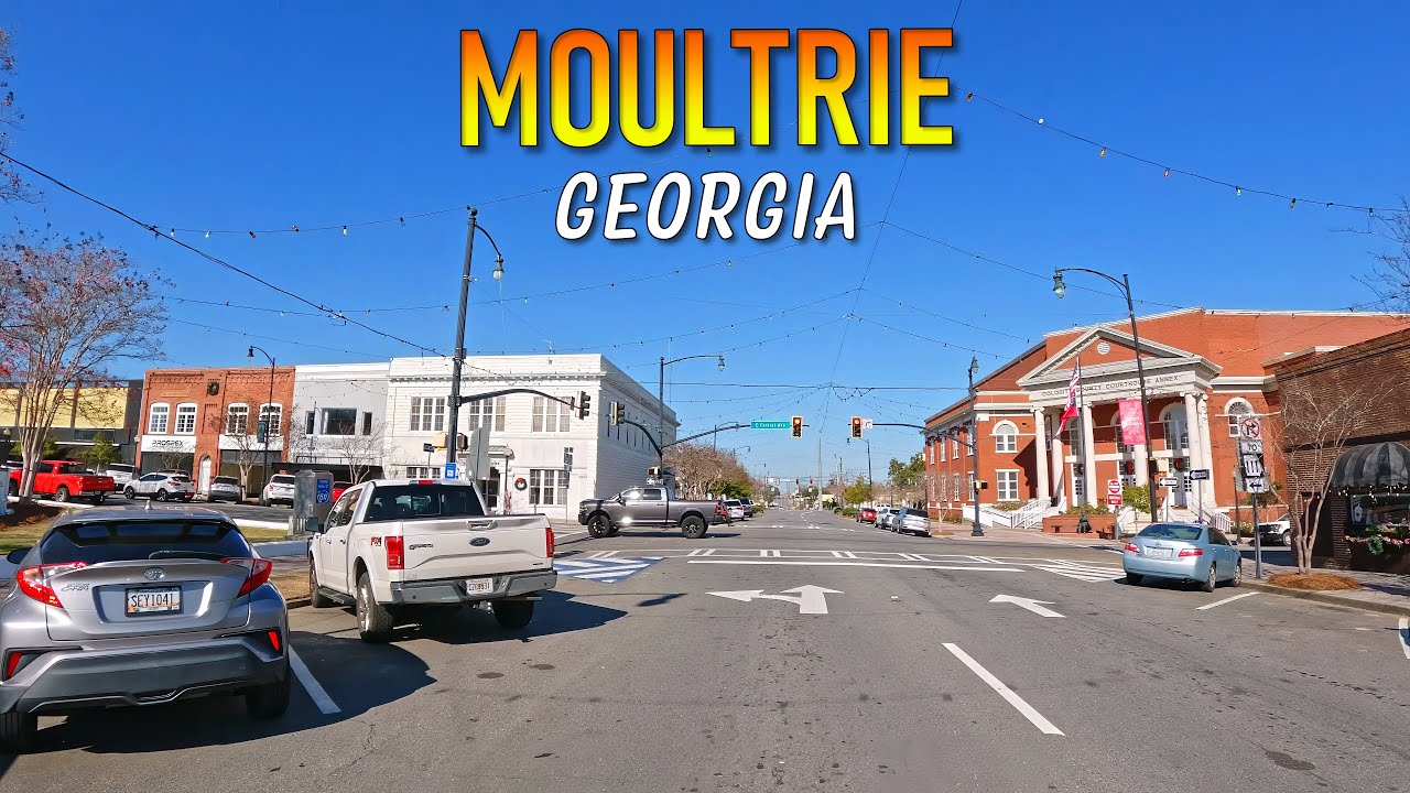 Moultrie Georgia Driving Through