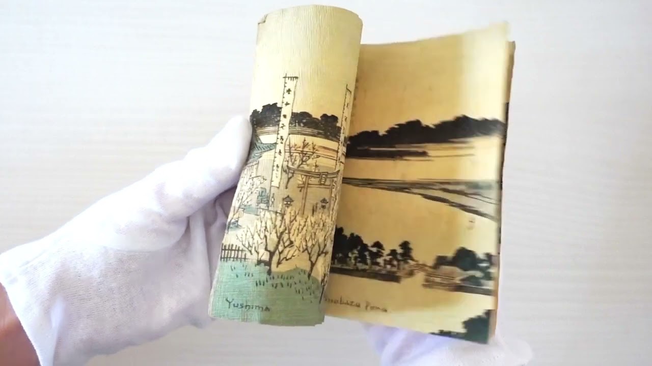 Japanese Crepe Paper Book / R23-103] The Landscapes of Tokyo