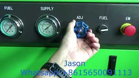 CR966 Common rail test bench--- EUI testing