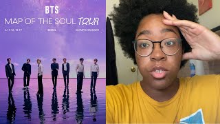 BTS MAP OF THE SOUL TOUR CANCELLED